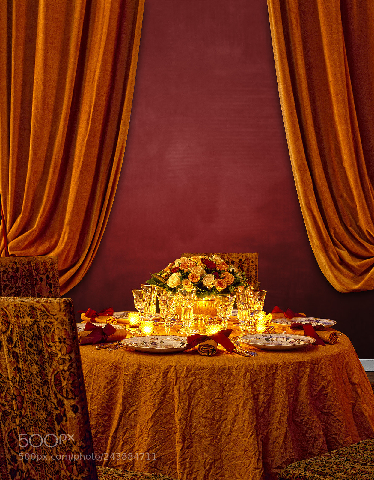Nikon D800E sample photo. Luxurious festing table against photography