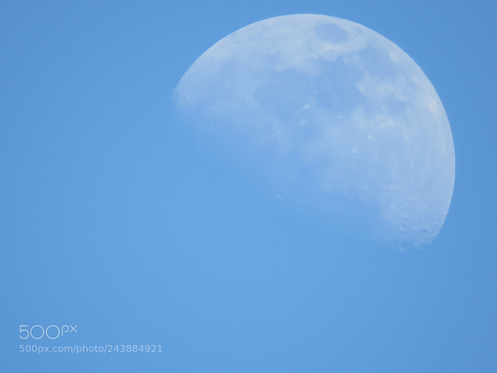 Canon PowerShot SX60 HS sample photo. Moon in day light.. photography