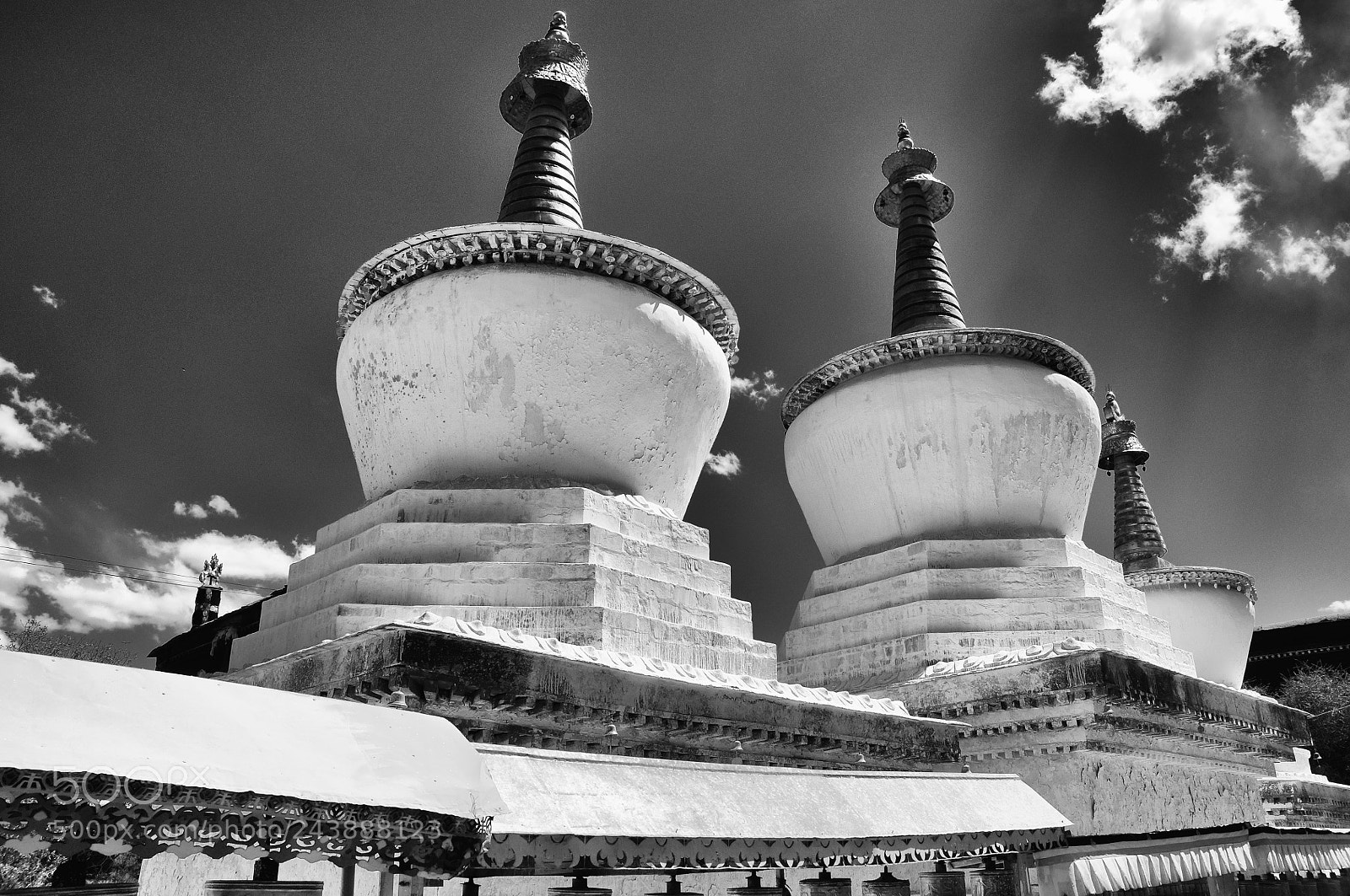 Nikon D90 sample photo. Tibet stupas photography
