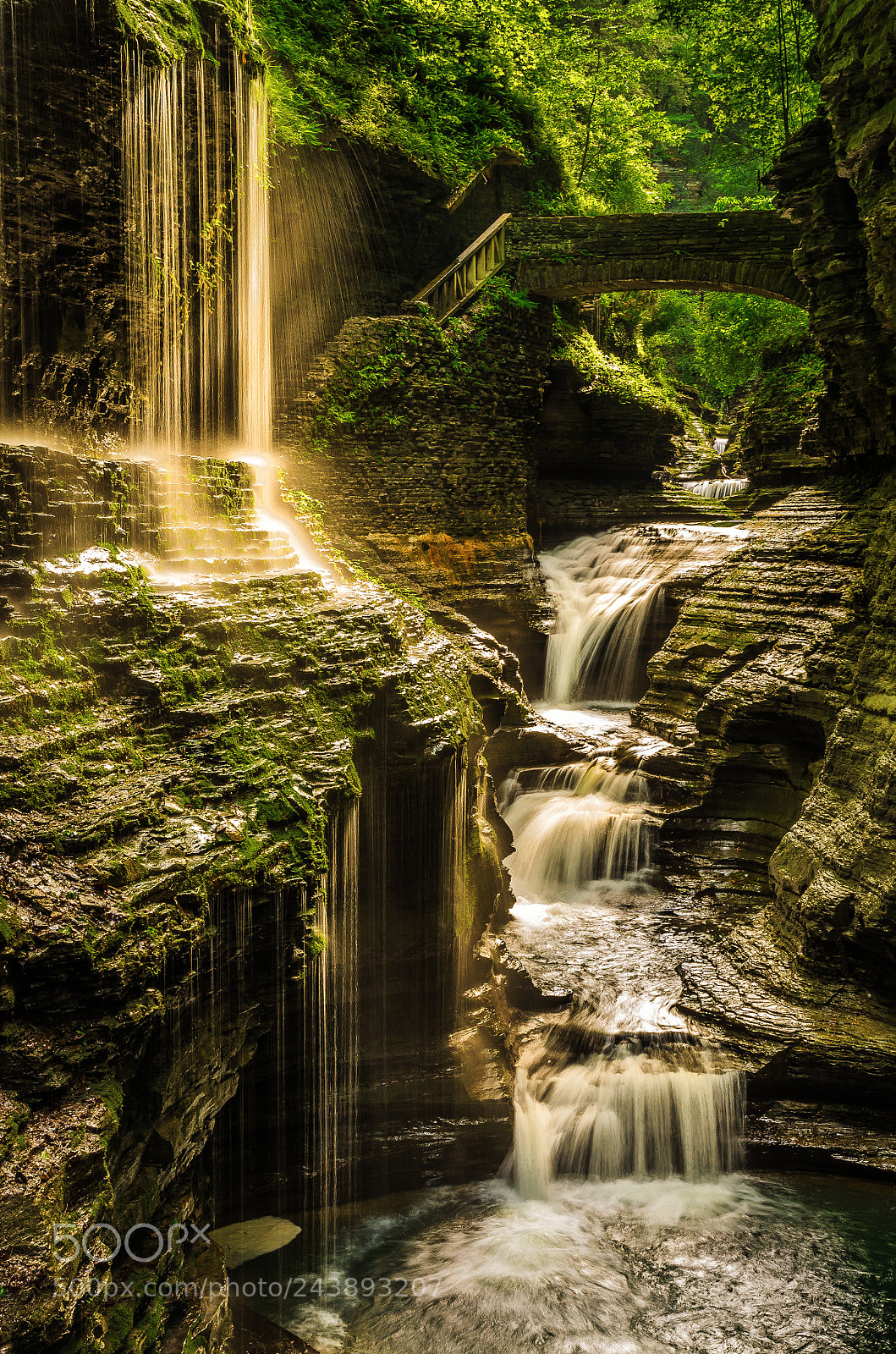 Nikon D5100 sample photo. Rainbow falls photography