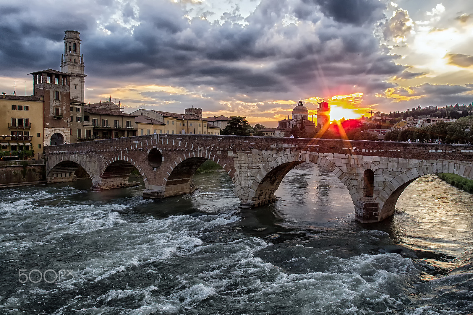 Olympus XZ-1 sample photo. Sunset in italy photography