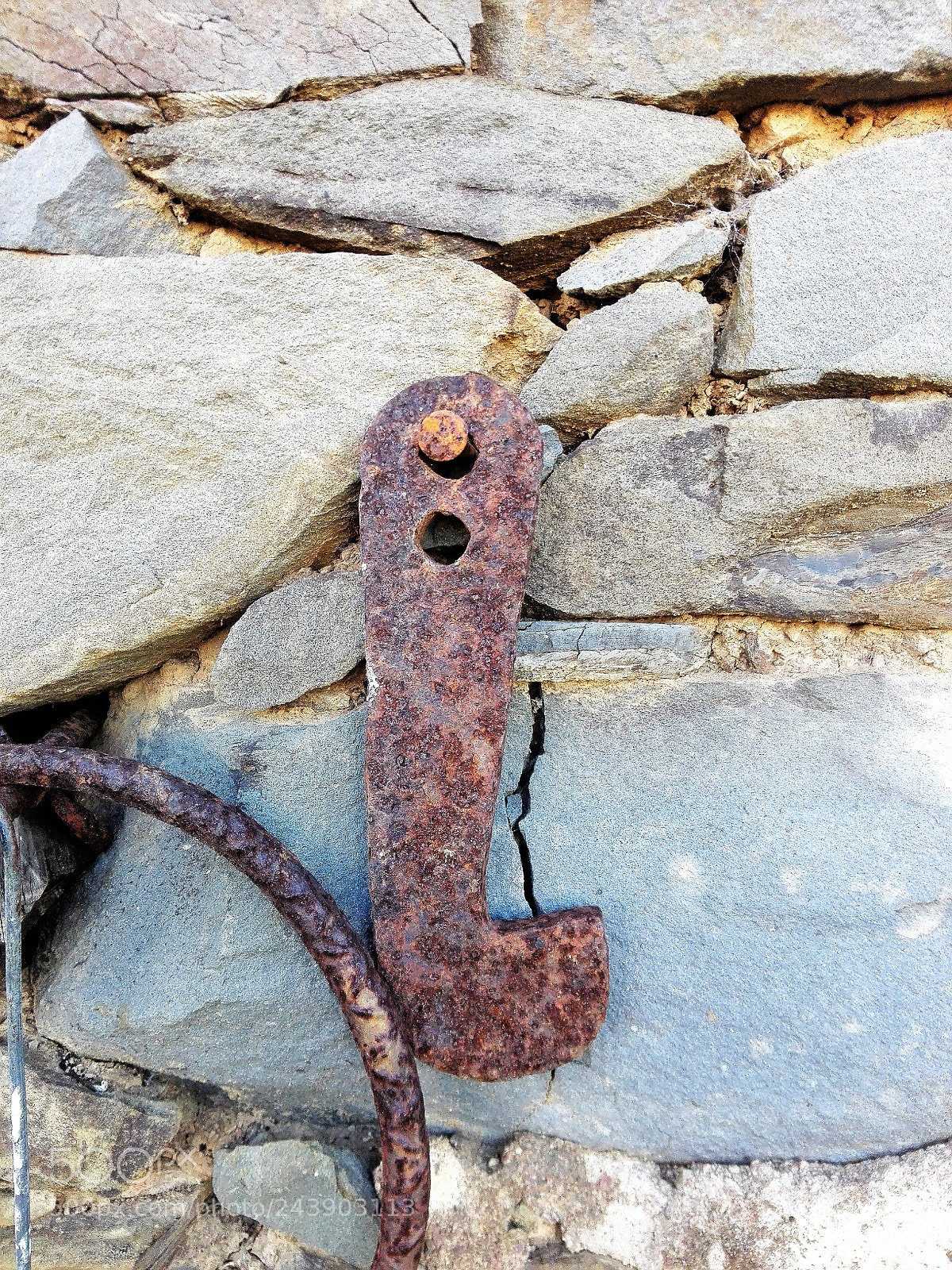 HUAWEI P8 Lite sample photo. Schist and iron photography