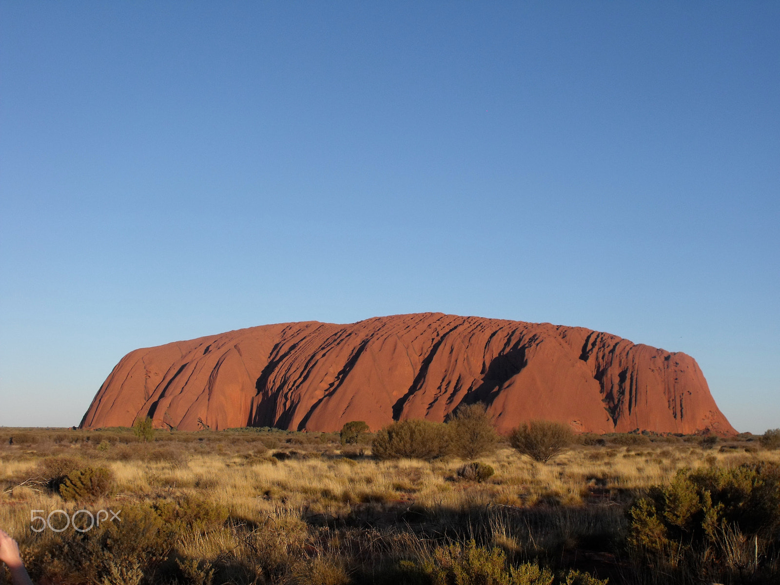 Fujifilm FinePix S1500 sample photo. Majestic uluru at sunset on a clear winter's evening photography
