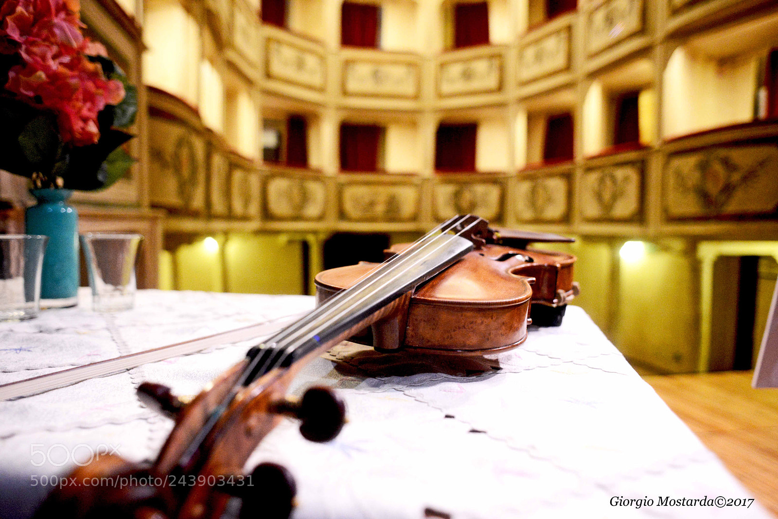 Nikon D600 sample photo. Violin on stage photography