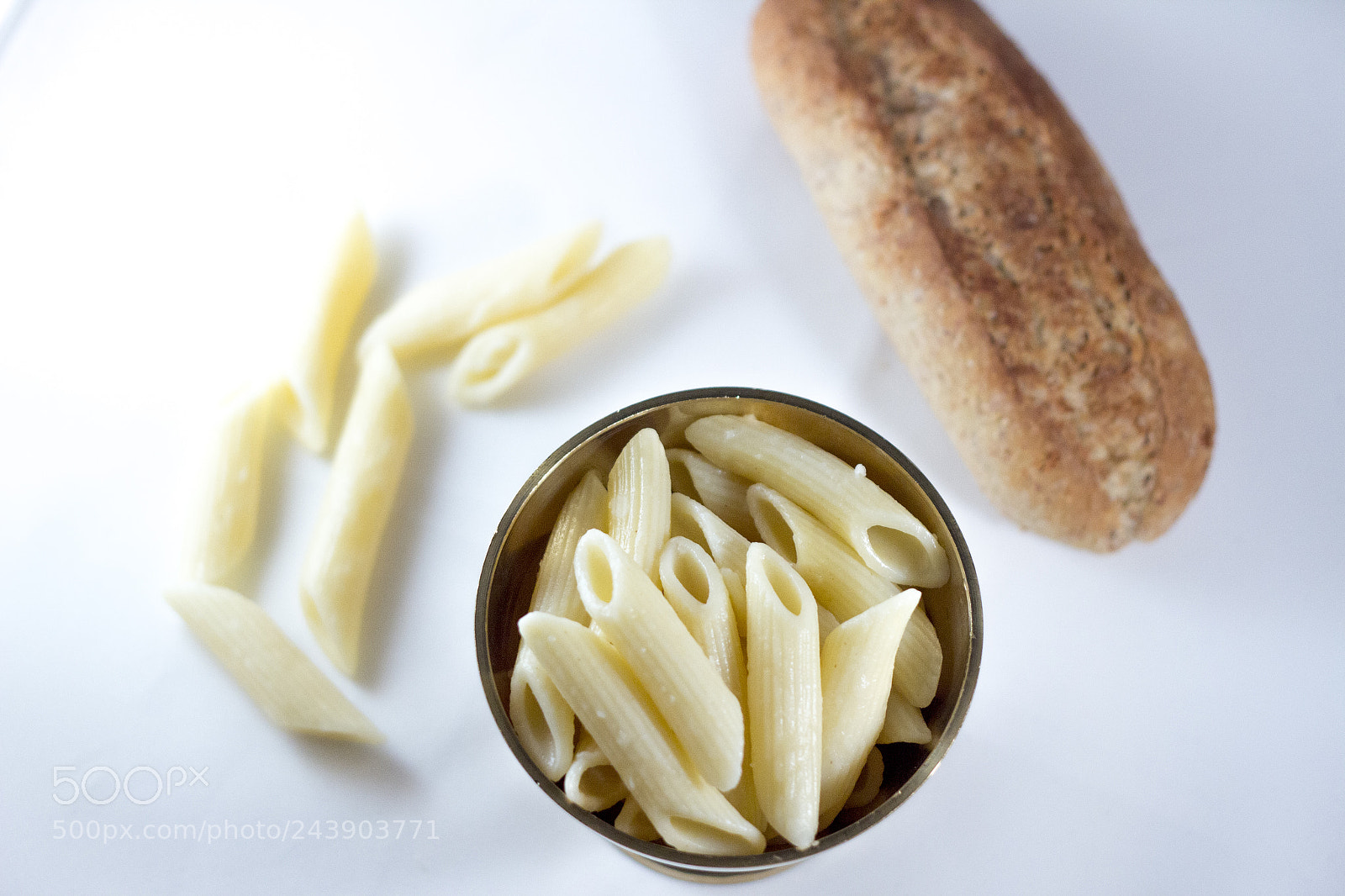 Canon EOS 60D sample photo. Pasta and bread photography