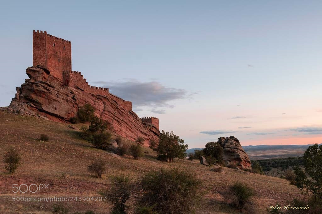 Nikon D5500 sample photo. Sunset by the castle photography
