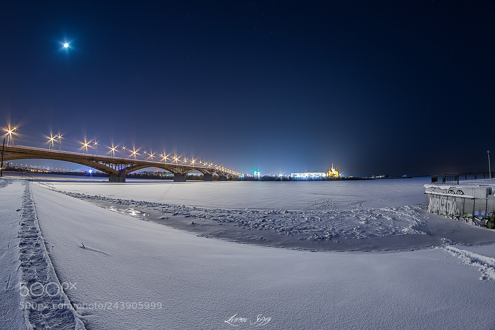 Nikon D600 sample photo. The oka river winter photography