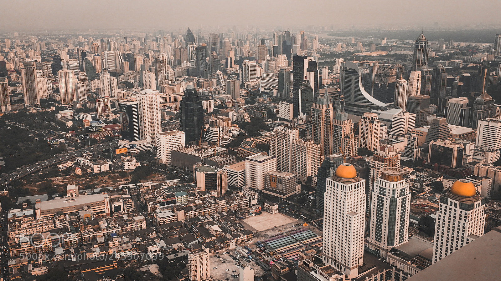 Apple iPhone 6s sample photo. Bangkok skyline photography