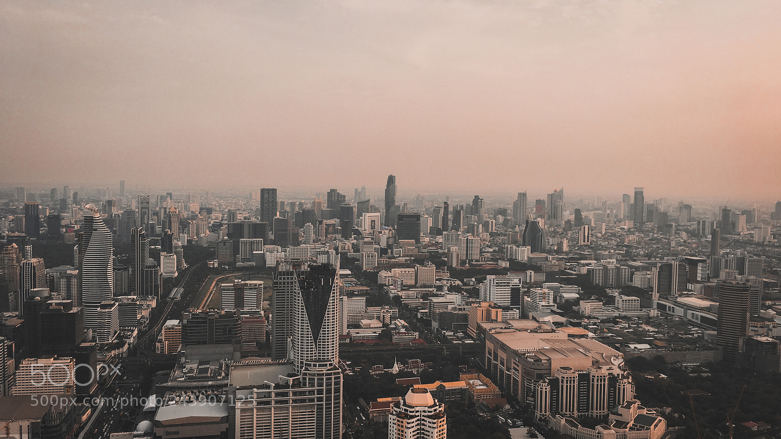 Apple iPhone 6s sample photo. Skyline bangkok photography