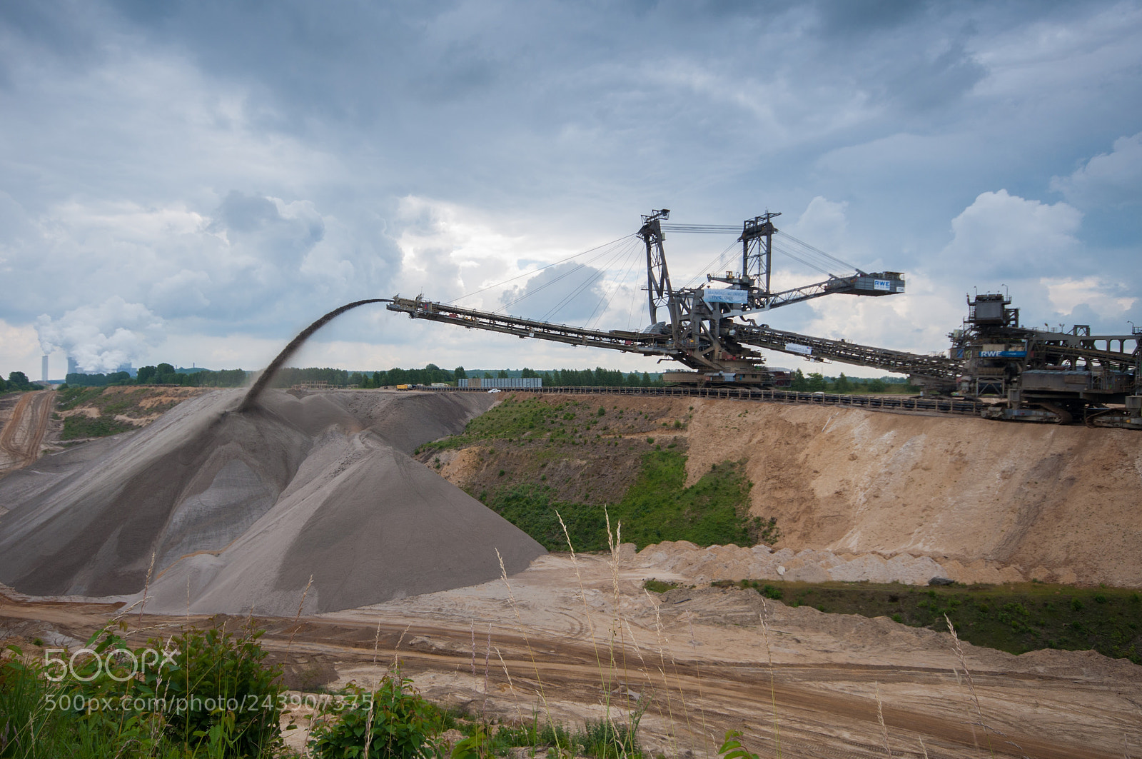 Nikon D90 sample photo. Tagebau in germany photography