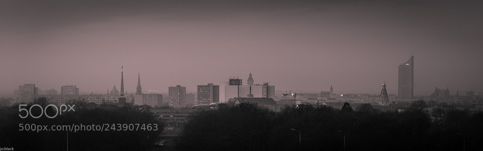 Nikon D800 sample photo. Skyline of leipzig photography