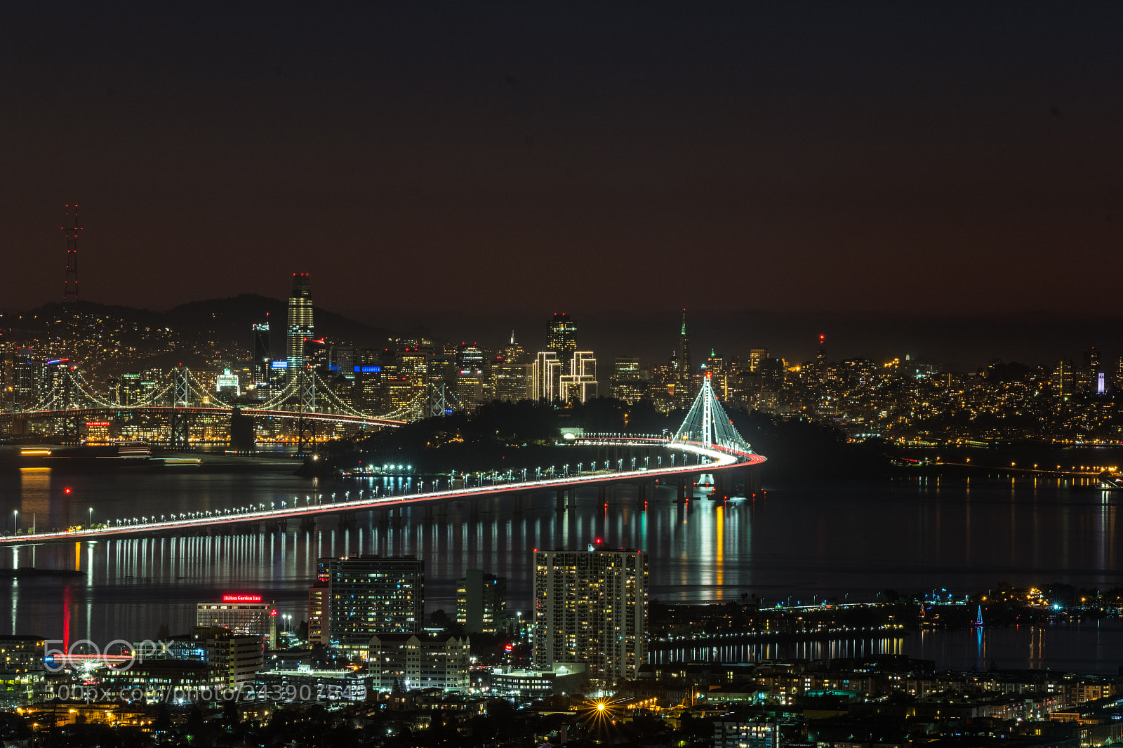 Leica SL (Typ 601) sample photo. San francisco skyline night photography