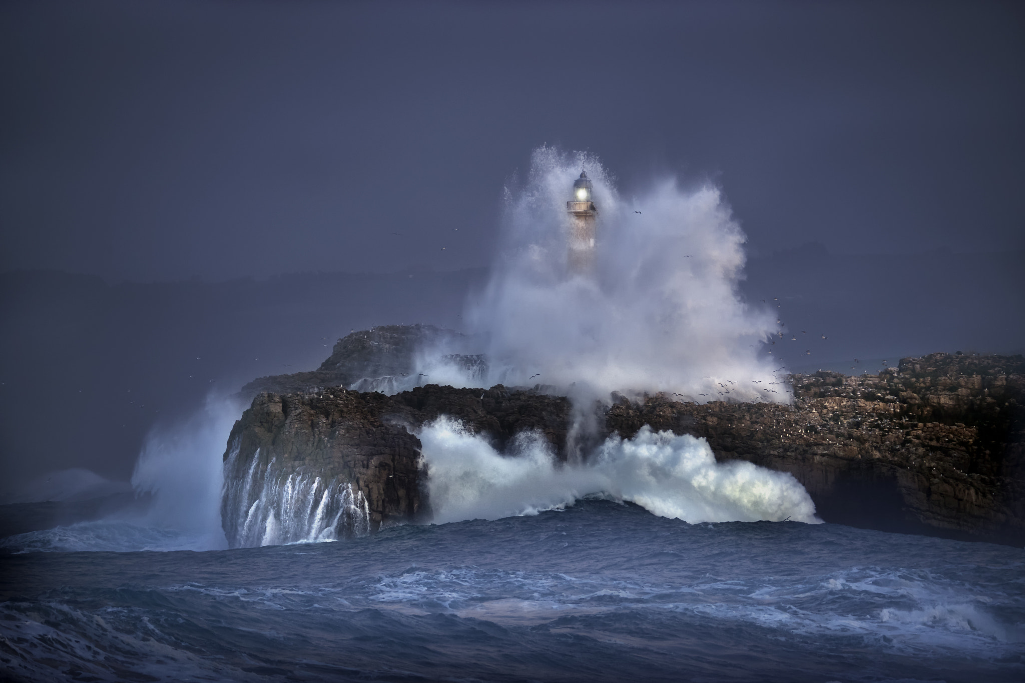 Fujifilm XF 100-400mm F4.5-5.6 R LM OIS WR sample photo. The rage of the ocean photography