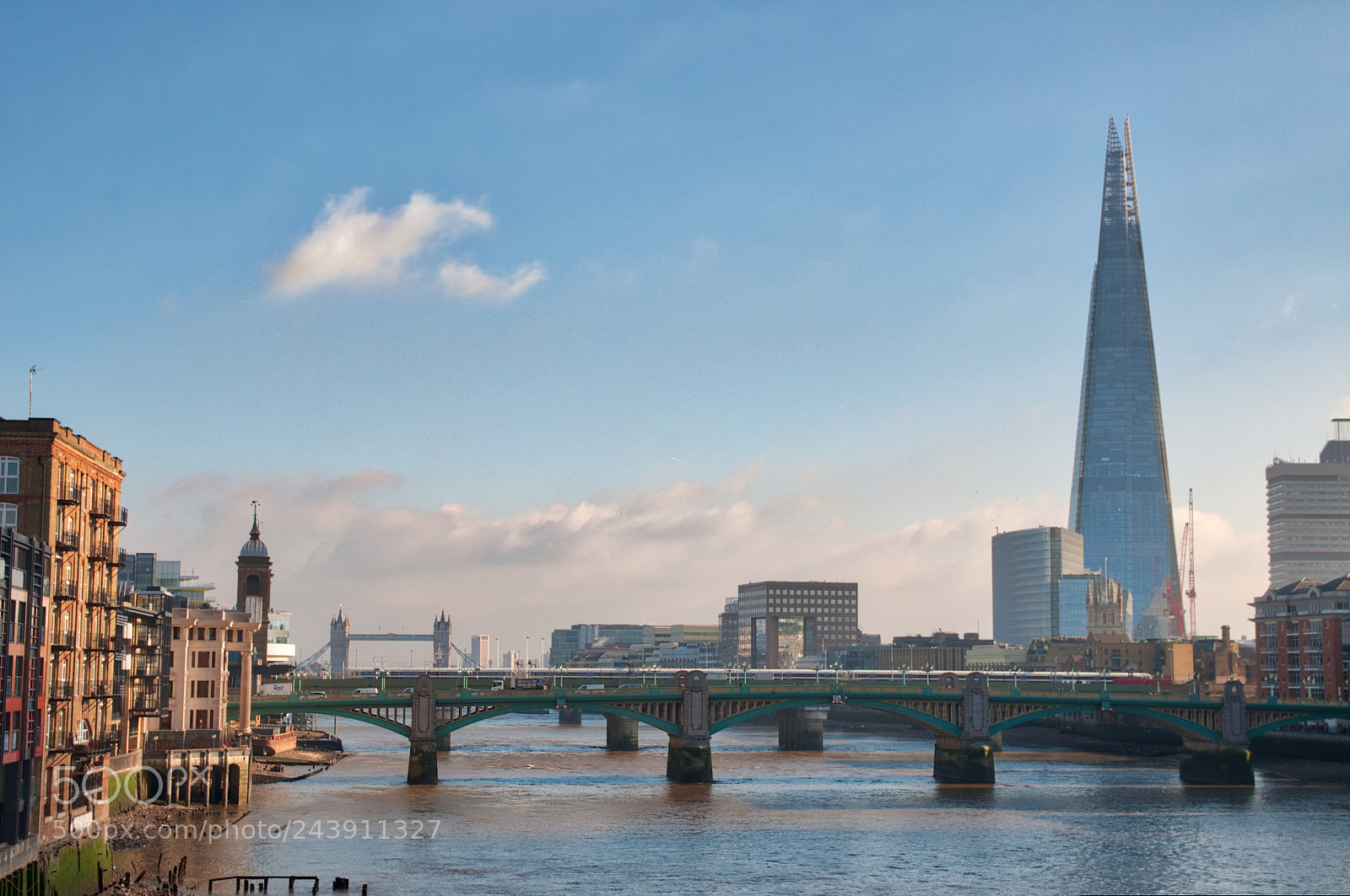 Nikon D90 sample photo. The shard, london bridge photography