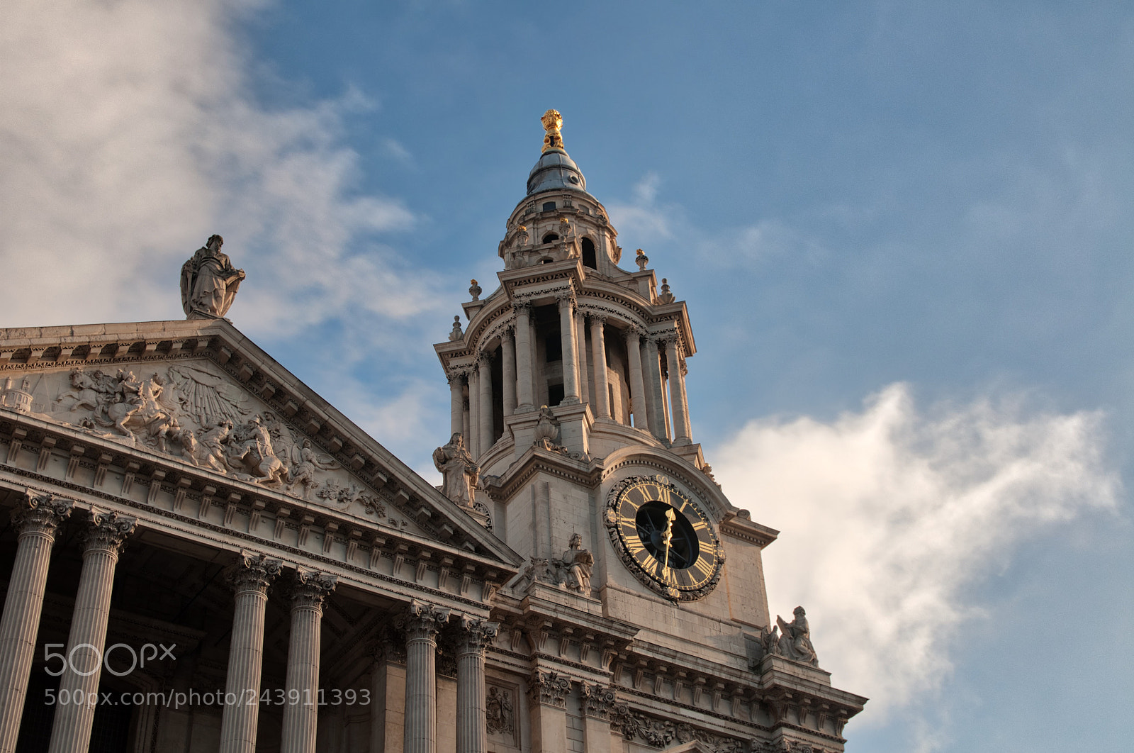 Nikon D90 sample photo. St pauls clock photography