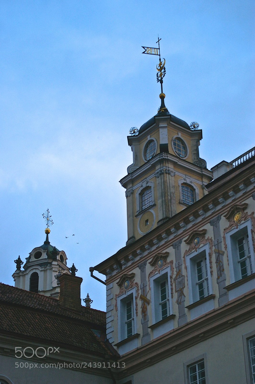 Pentax K100D sample photo. Bell tower photography