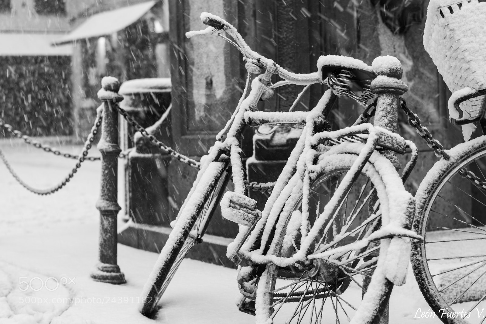 Nikon D7500 sample photo. Bicicletas en la nieve.bikes photography