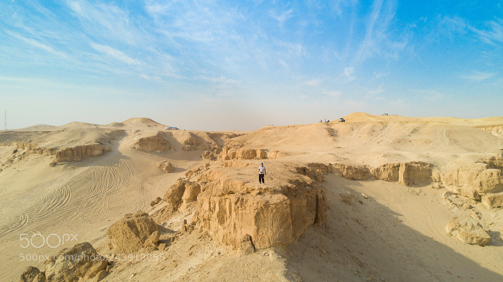 DJI FC220 sample photo. The desert photography