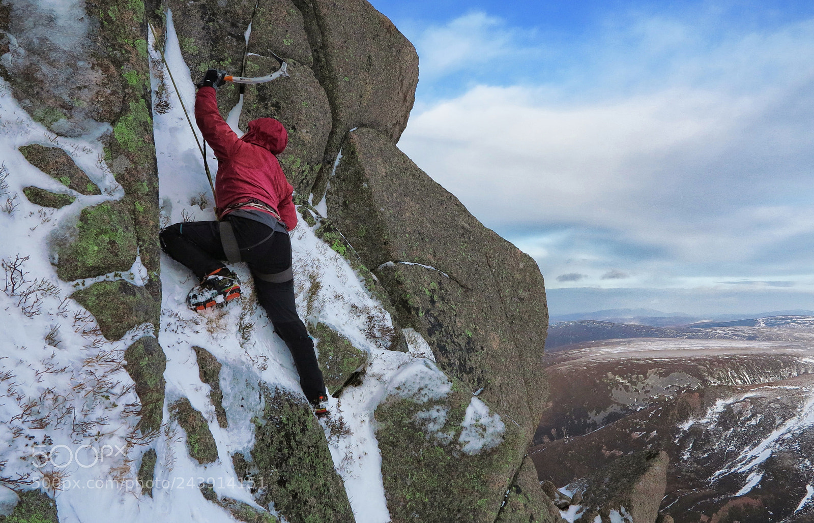 Canon PowerShot G1 X sample photo. Cairngorm climbing photography