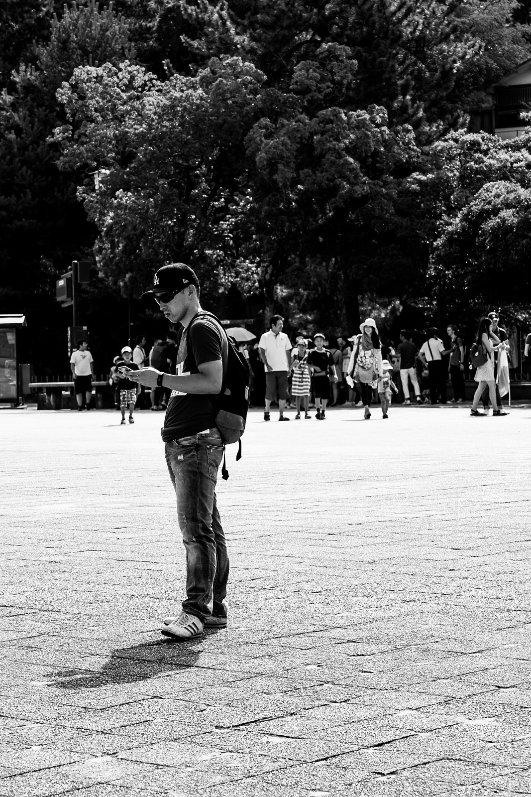 Sony a7 II sample photo. A boy and a photography