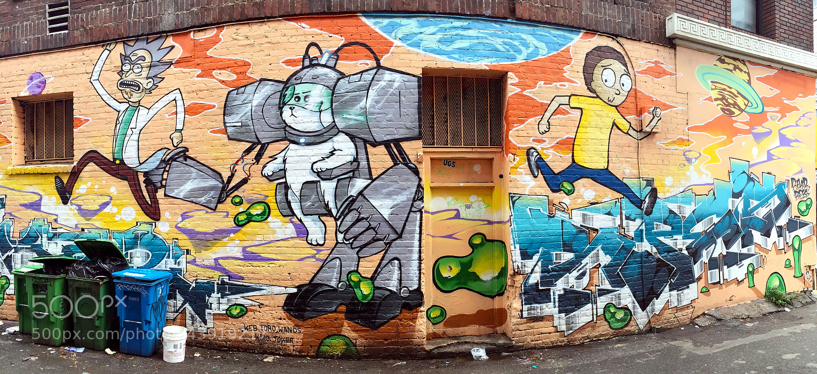 Apple iPhone 6 sample photo. Sf rick and morty photography
