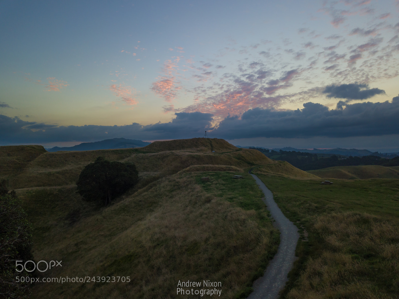 DJI FC220 sample photo. Walk to the summit photography