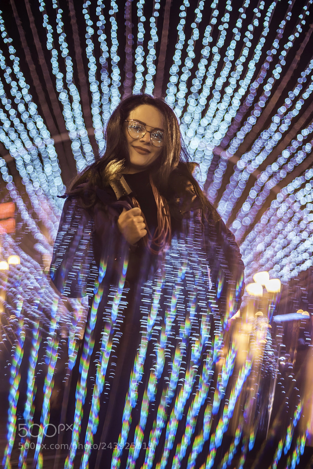 Nikon D810 sample photo. Blue lights photography