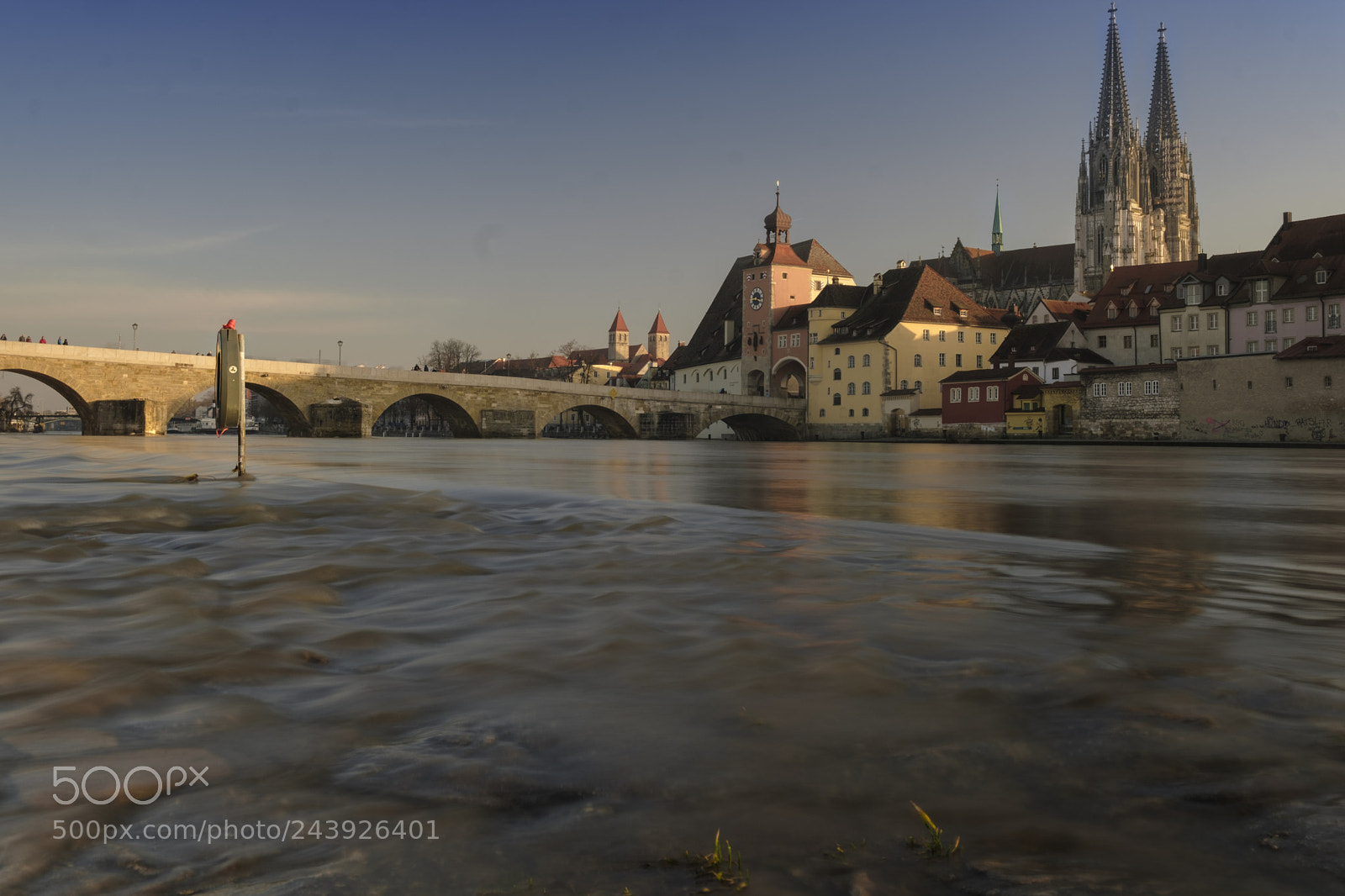 Fujifilm X-T20 sample photo. The flood in regensburg photography