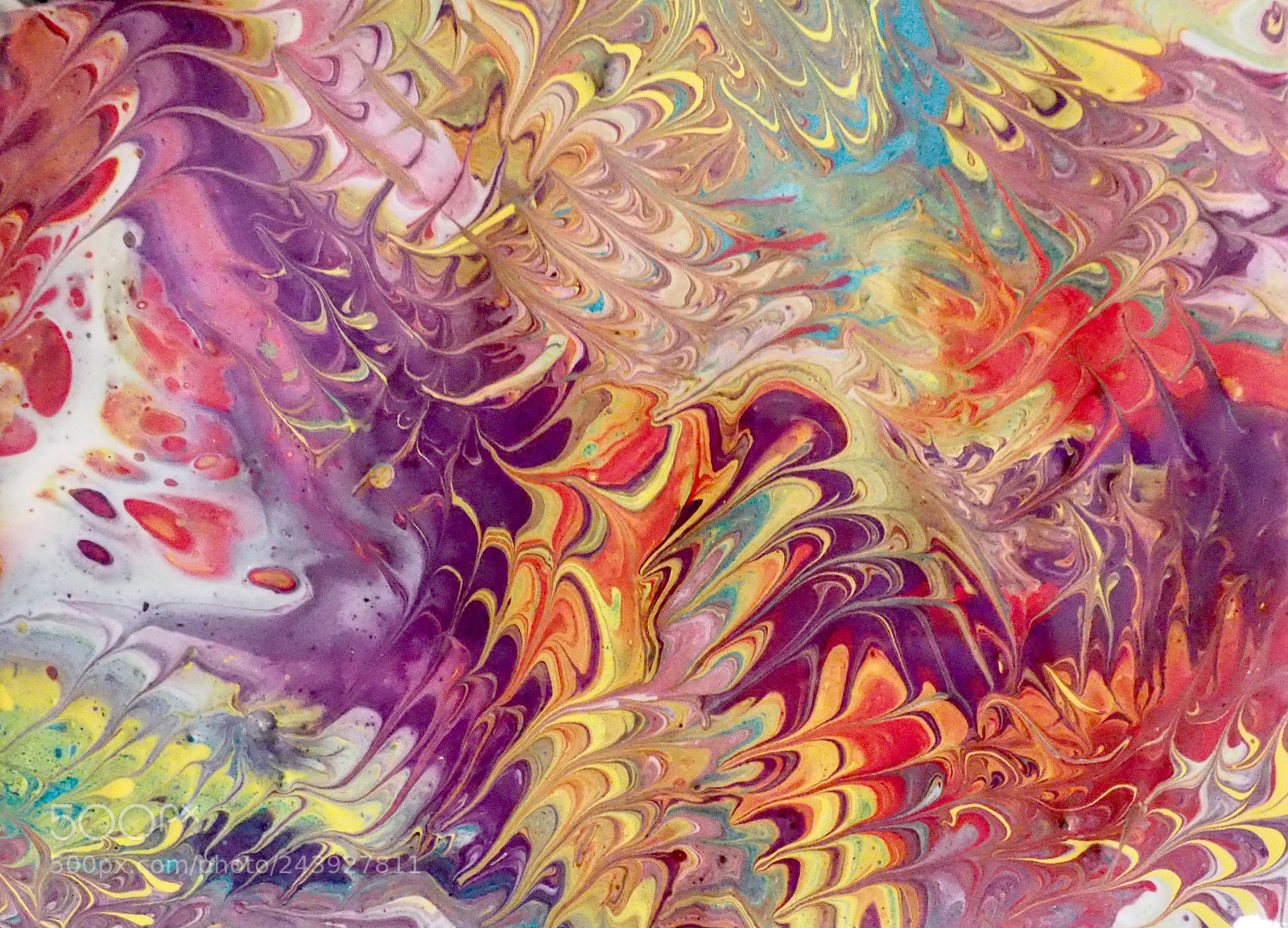 Olympus OM-D E-M1 sample photo. Fluid painting acrylics..learning photography