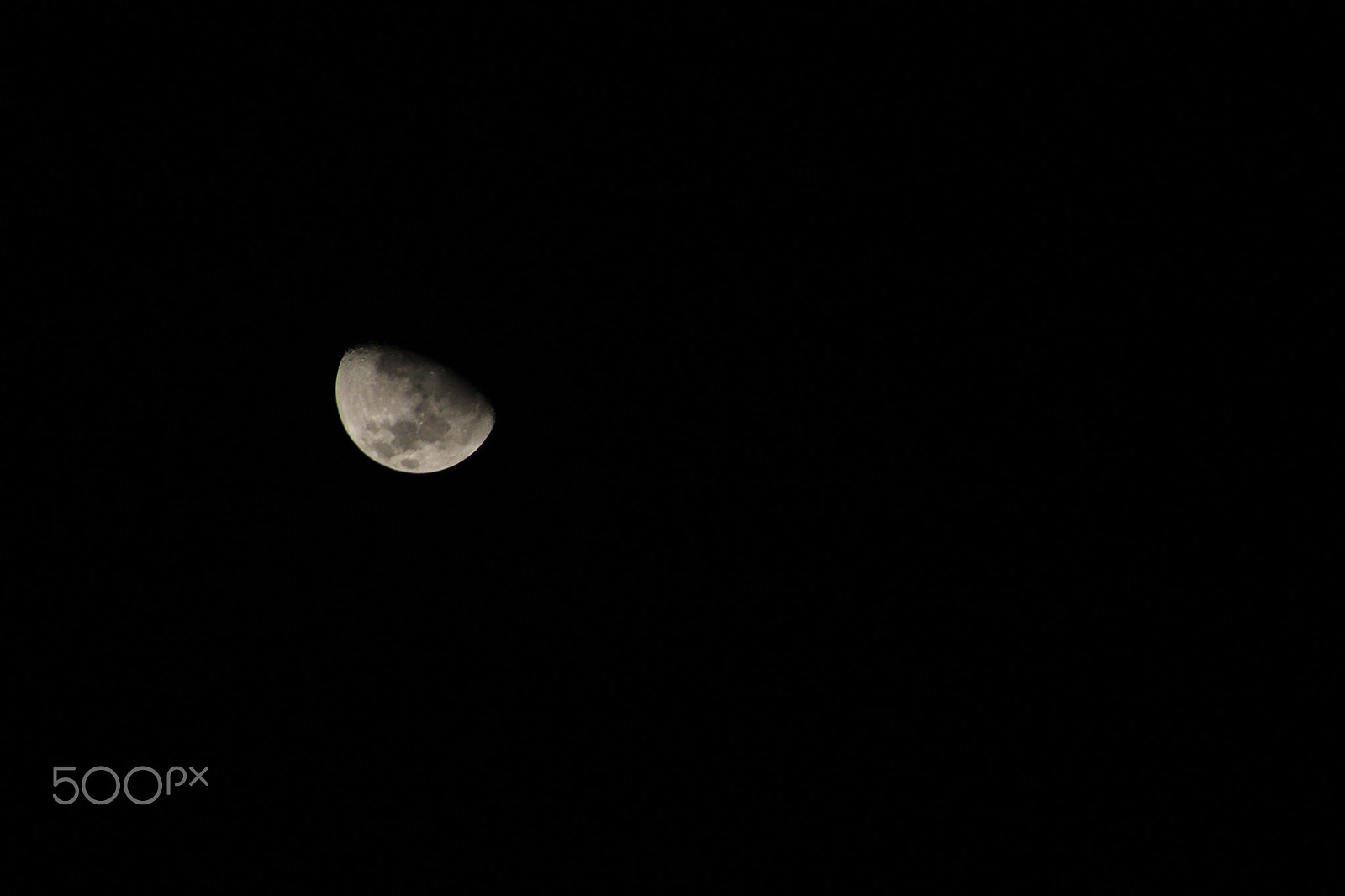 Canon EOS 1300D (EOS Rebel T6 / EOS Kiss X80) + EF75-300mm f/4-5.6 sample photo. Moon photography