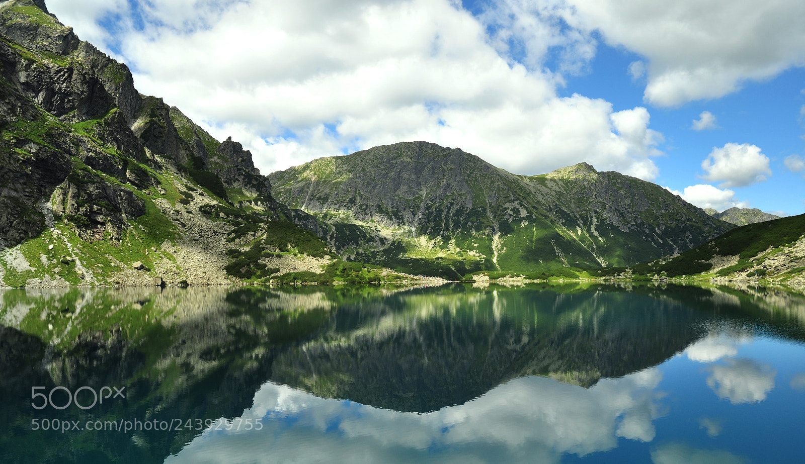 Nikon D90 sample photo. Black lake under rysy photography