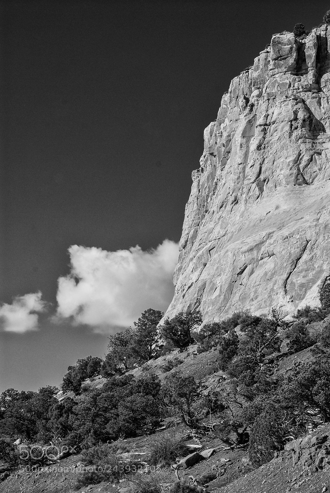 Nikon D200 sample photo. Cliff photography