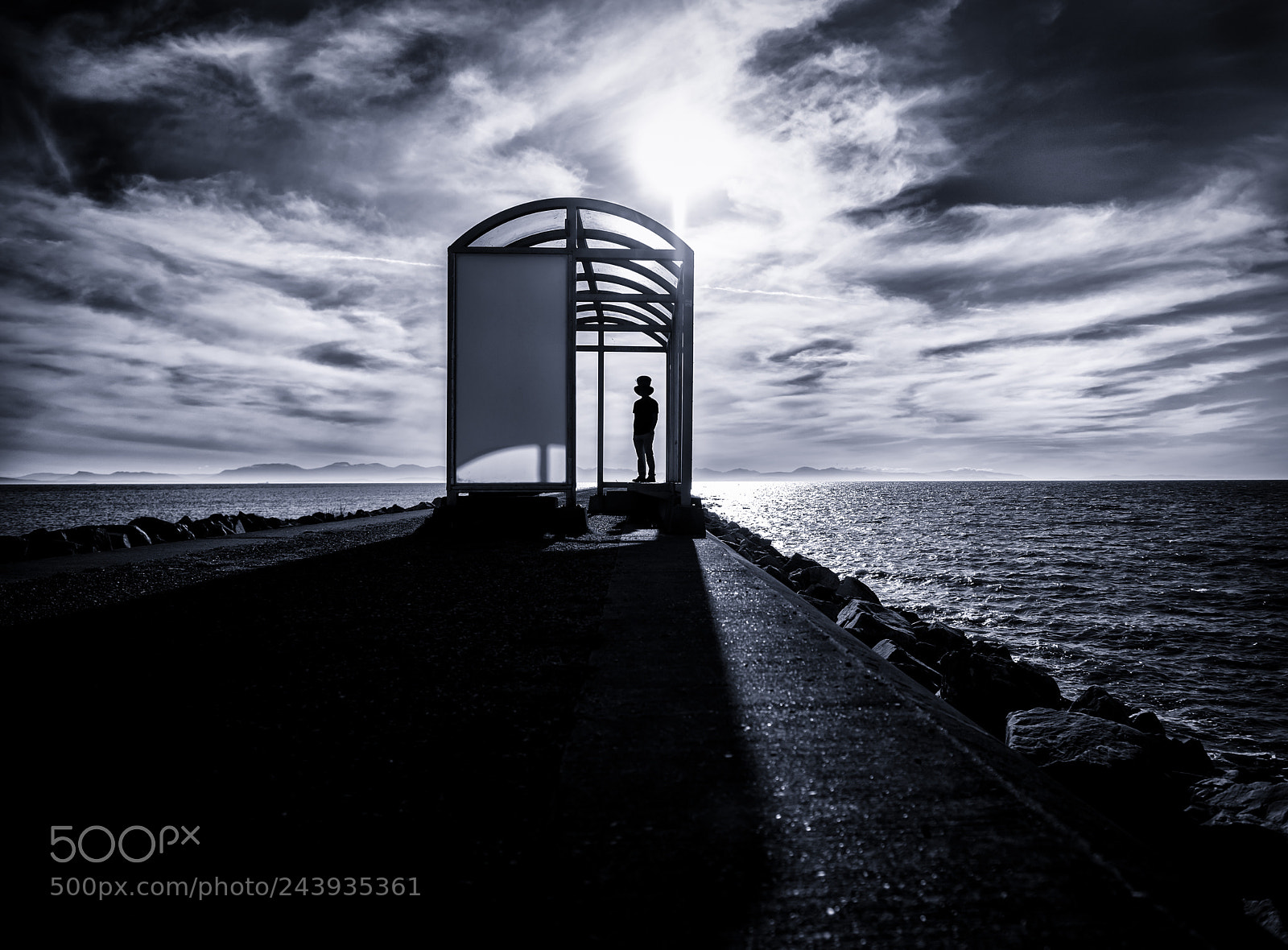 Nikon D800 sample photo. Silhouette solitude photography