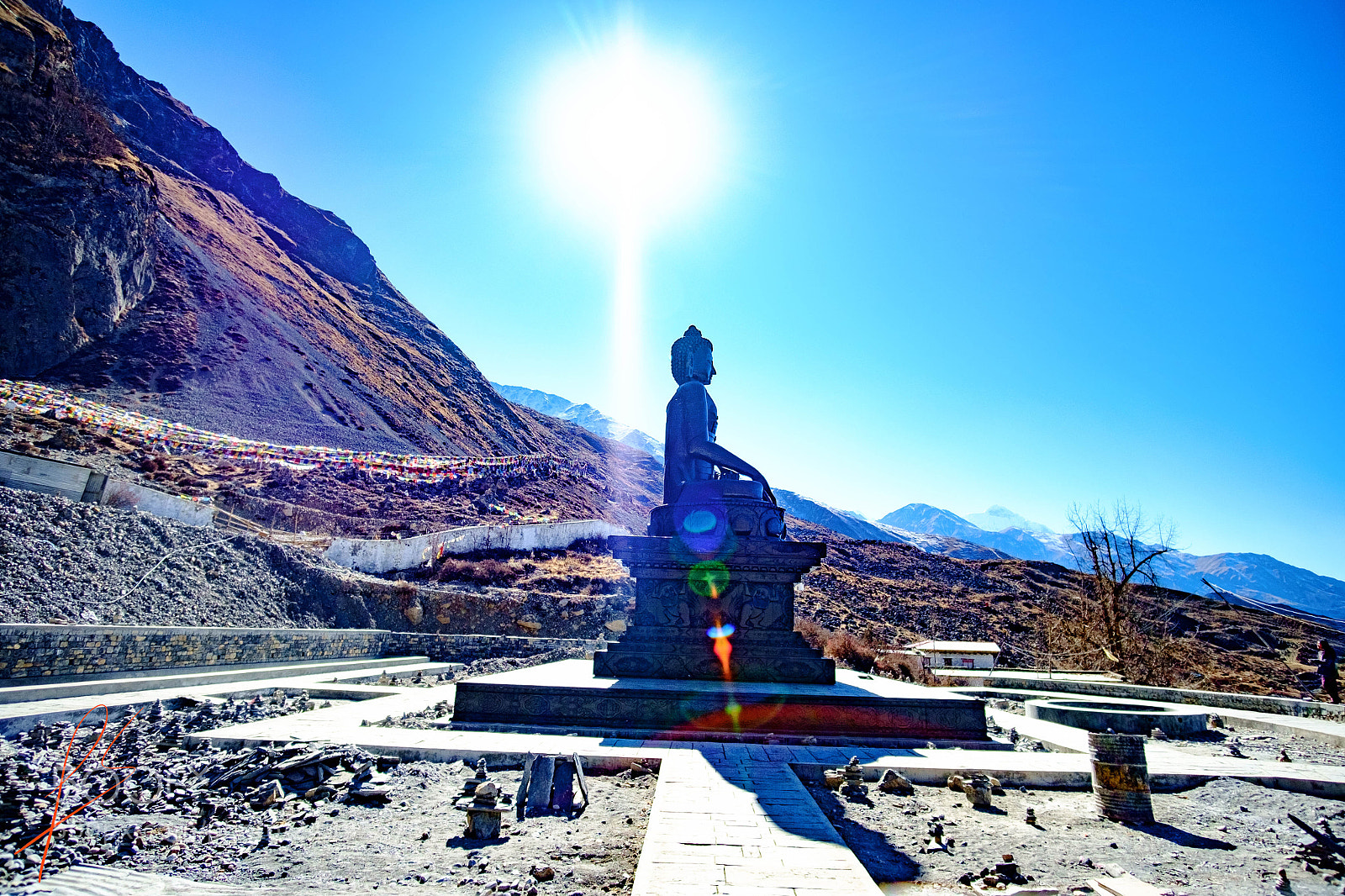 Fujifilm X-Pro1 sample photo. Mustang, nepal photography