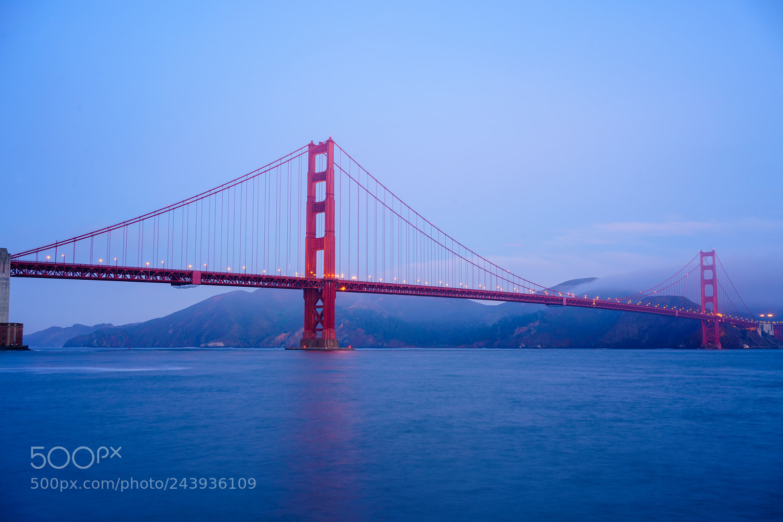 Sony a7R II sample photo. Golden gate bridge before photography