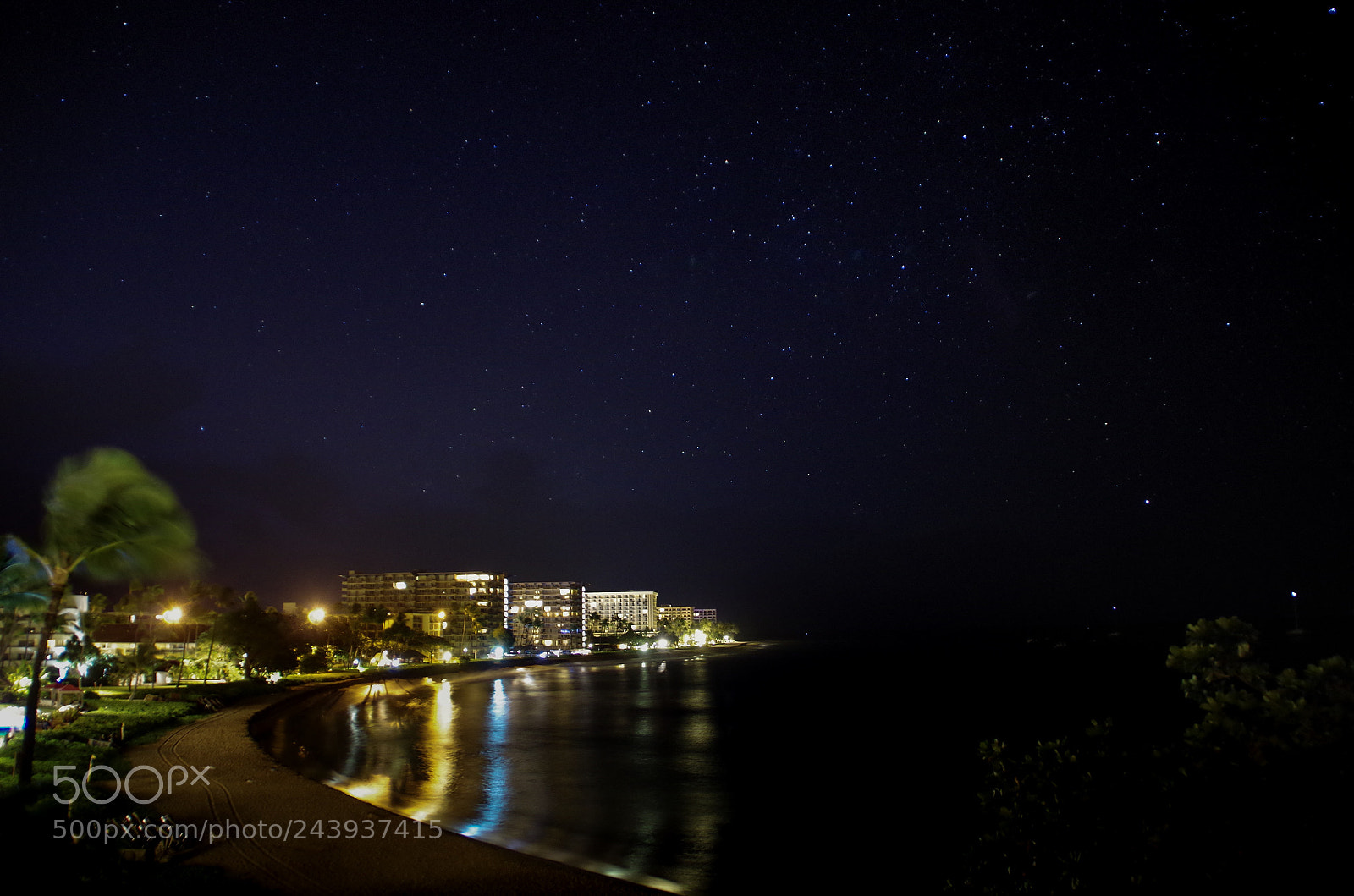 Pentax K-30 sample photo. Night sky in maui photography