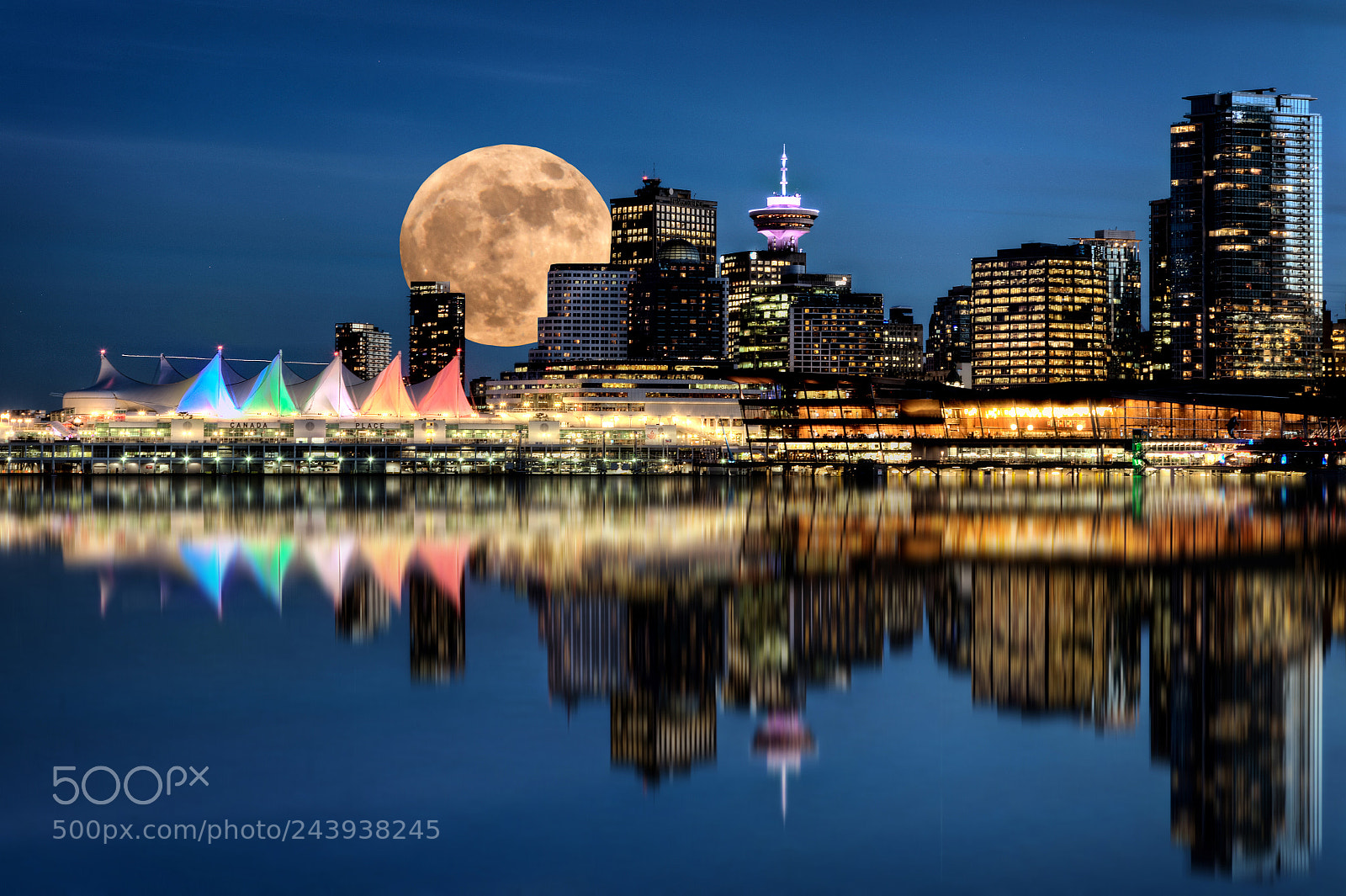 Canon EOS-1Ds Mark III sample photo. Vancouver skyline canada photography