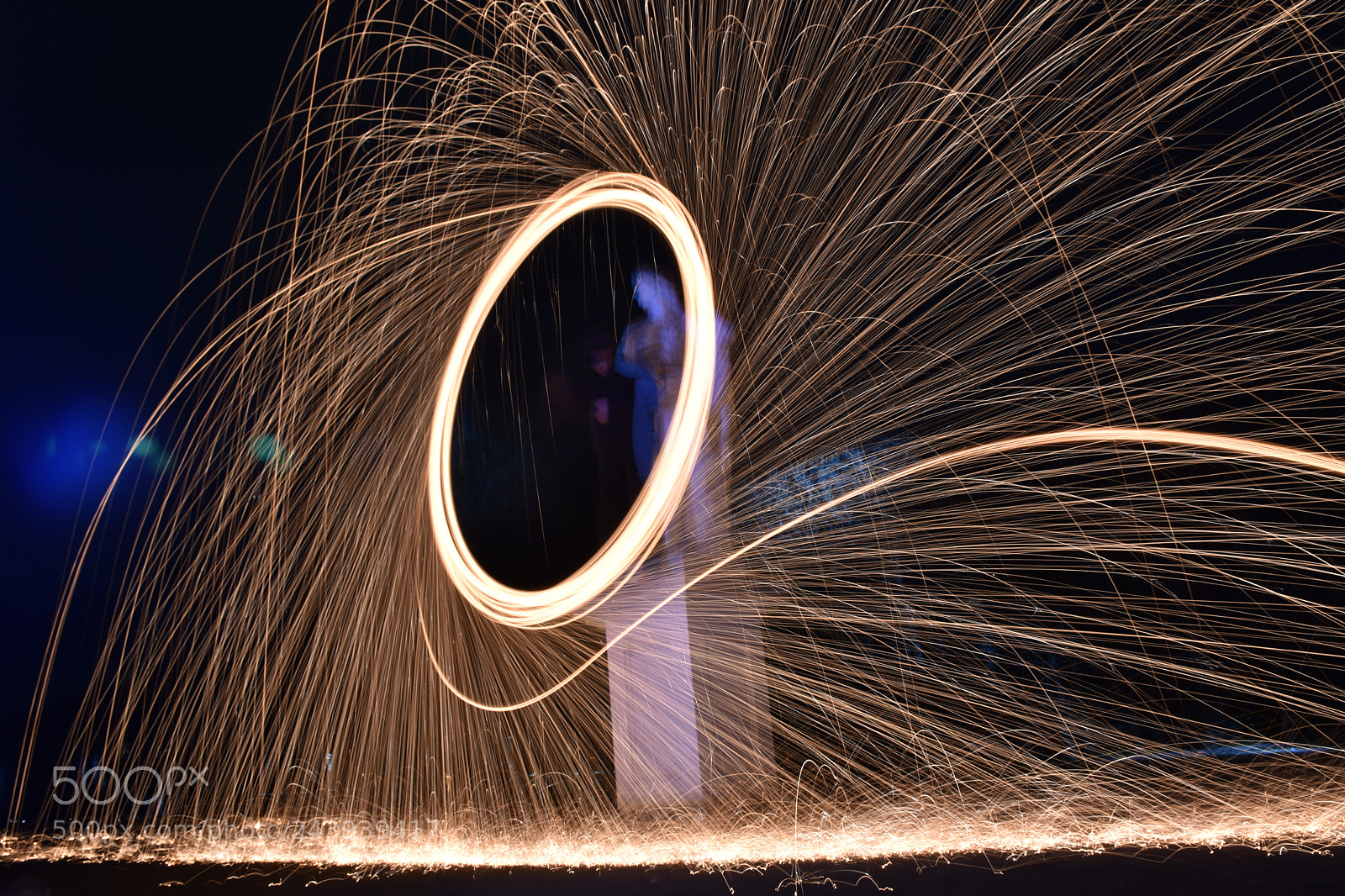 Nikon D5500 sample photo. Steel wool photography