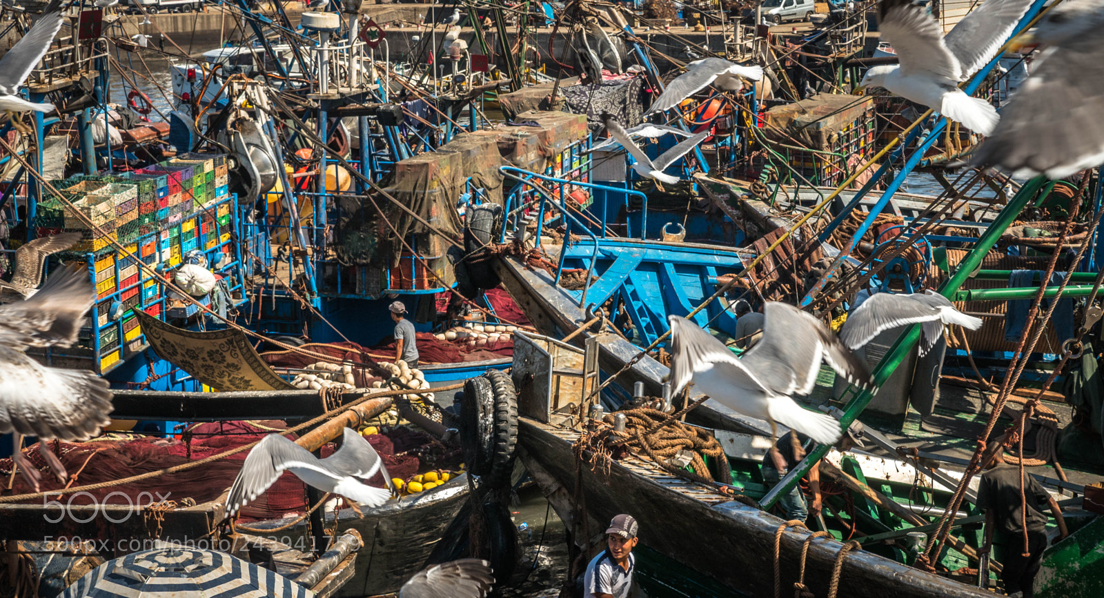 Olympus OM-D E-M5 II sample photo. Fishing port photography