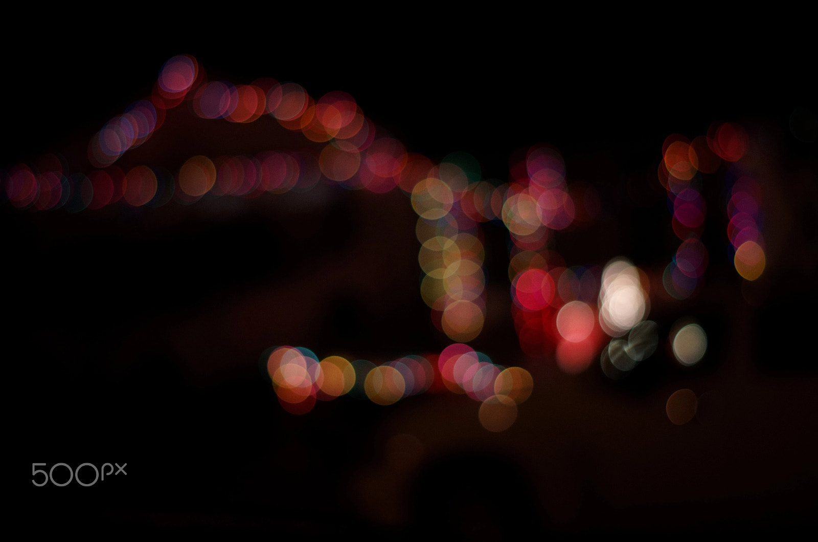 Pentax K-50 sample photo. Nigh lights around my neighborhood. photography