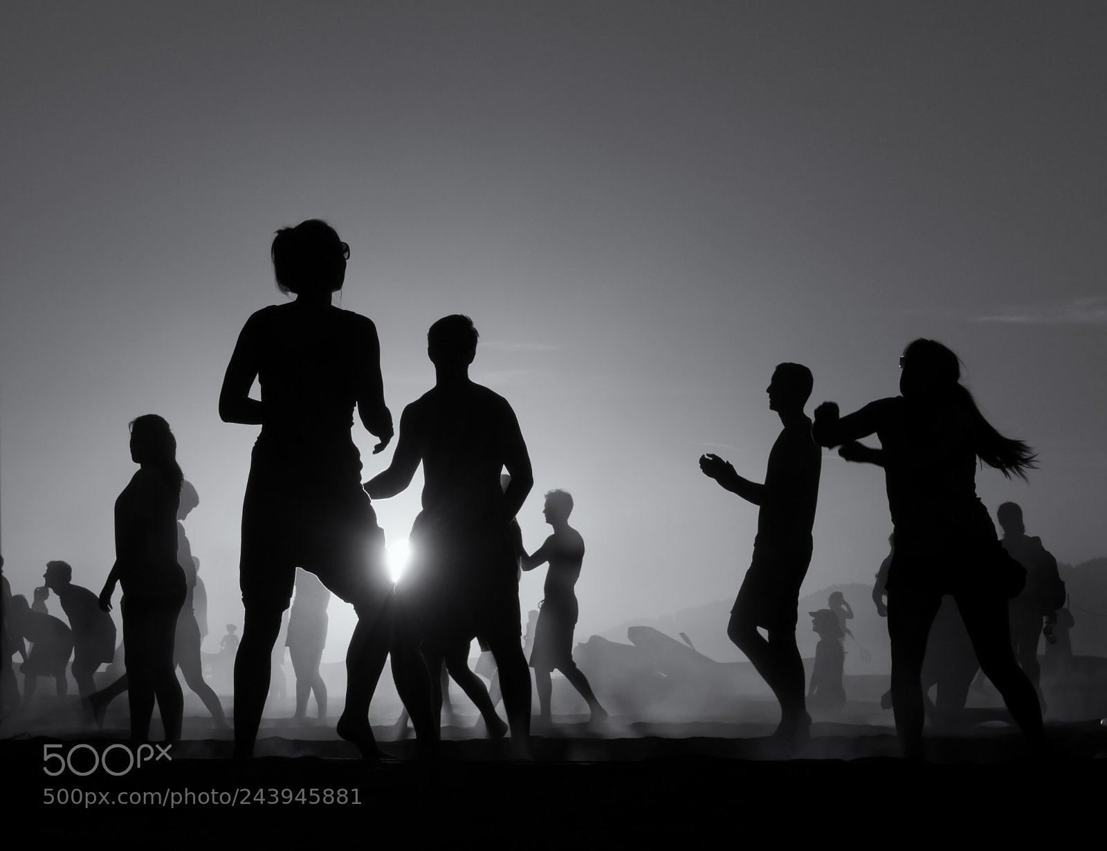 Nikon D800 sample photo. Volleyball silhouettes photography