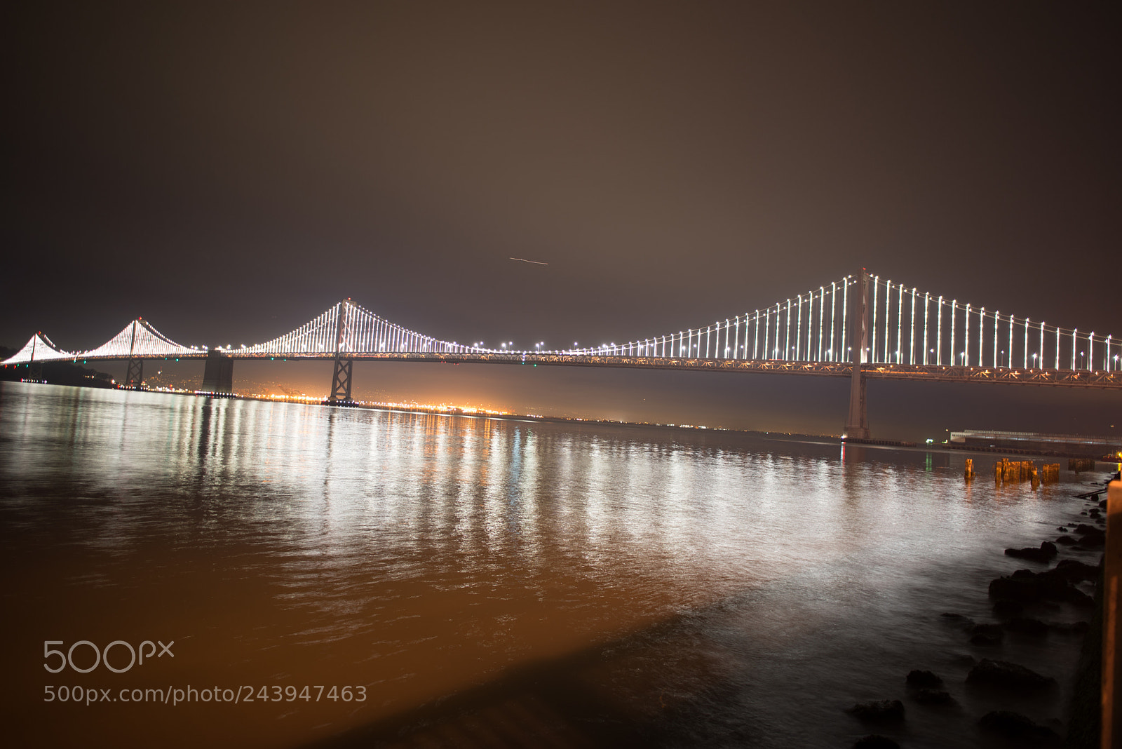 Nikon D610 sample photo. Shining bay bridge photography