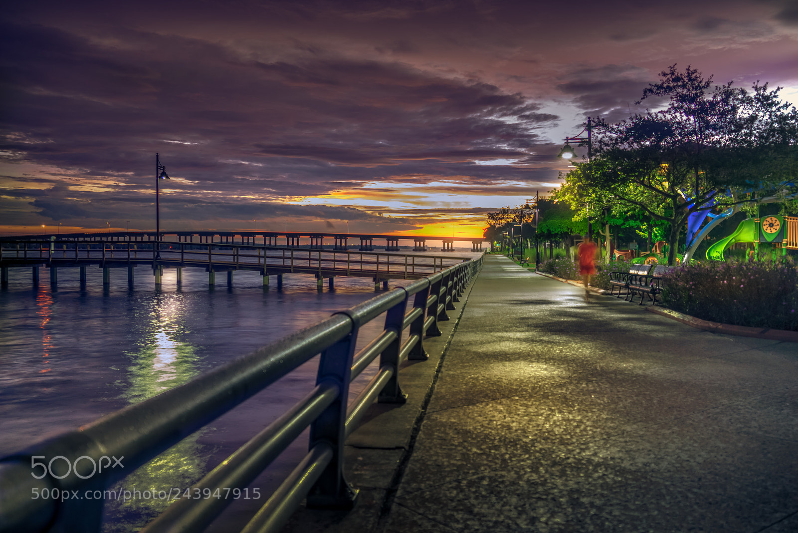 Sony a7R sample photo. Rainy bradenton sunrise photography