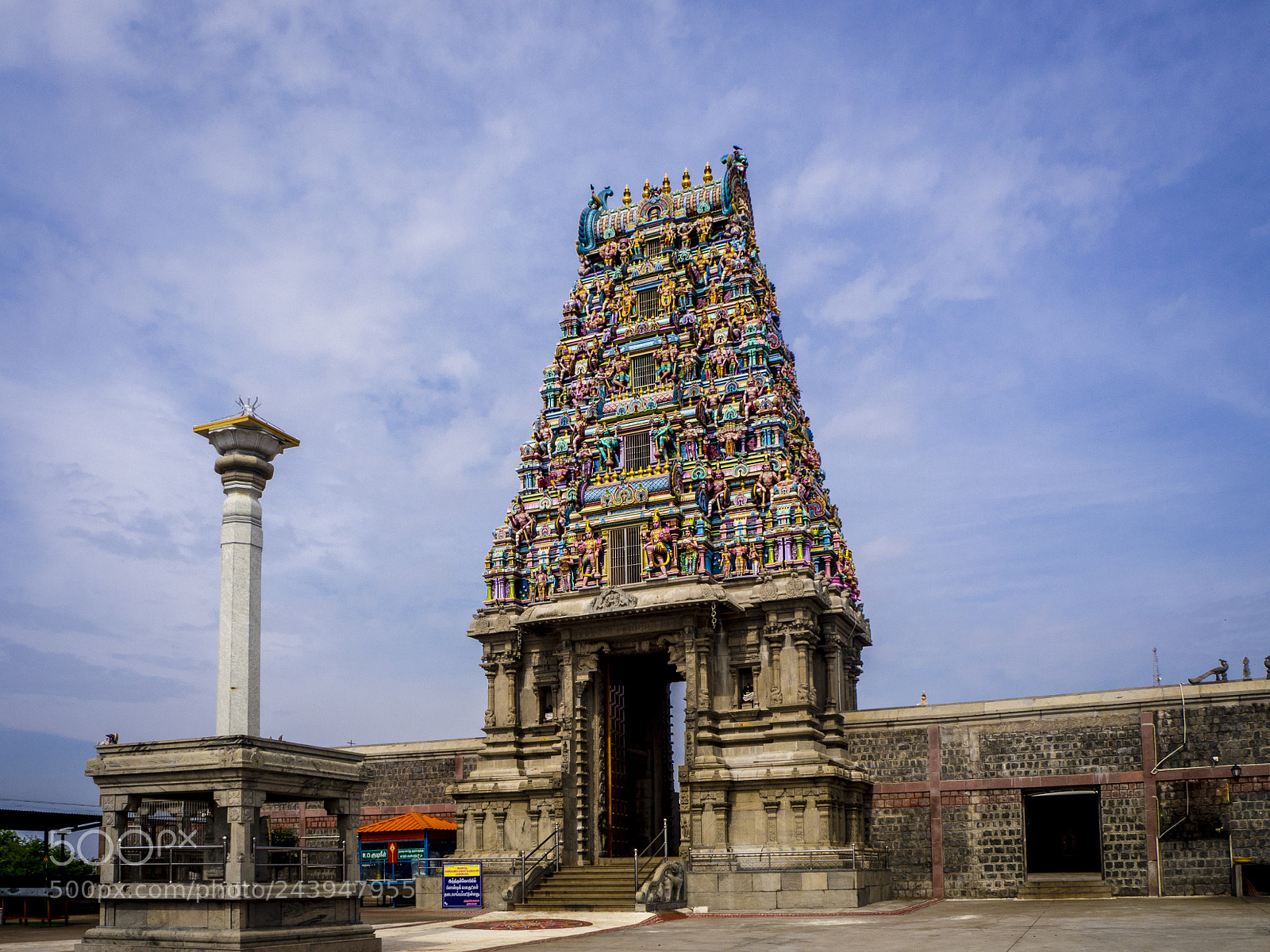 Olympus OM-D E-M10 II sample photo. Chennimalai murugan temple photography