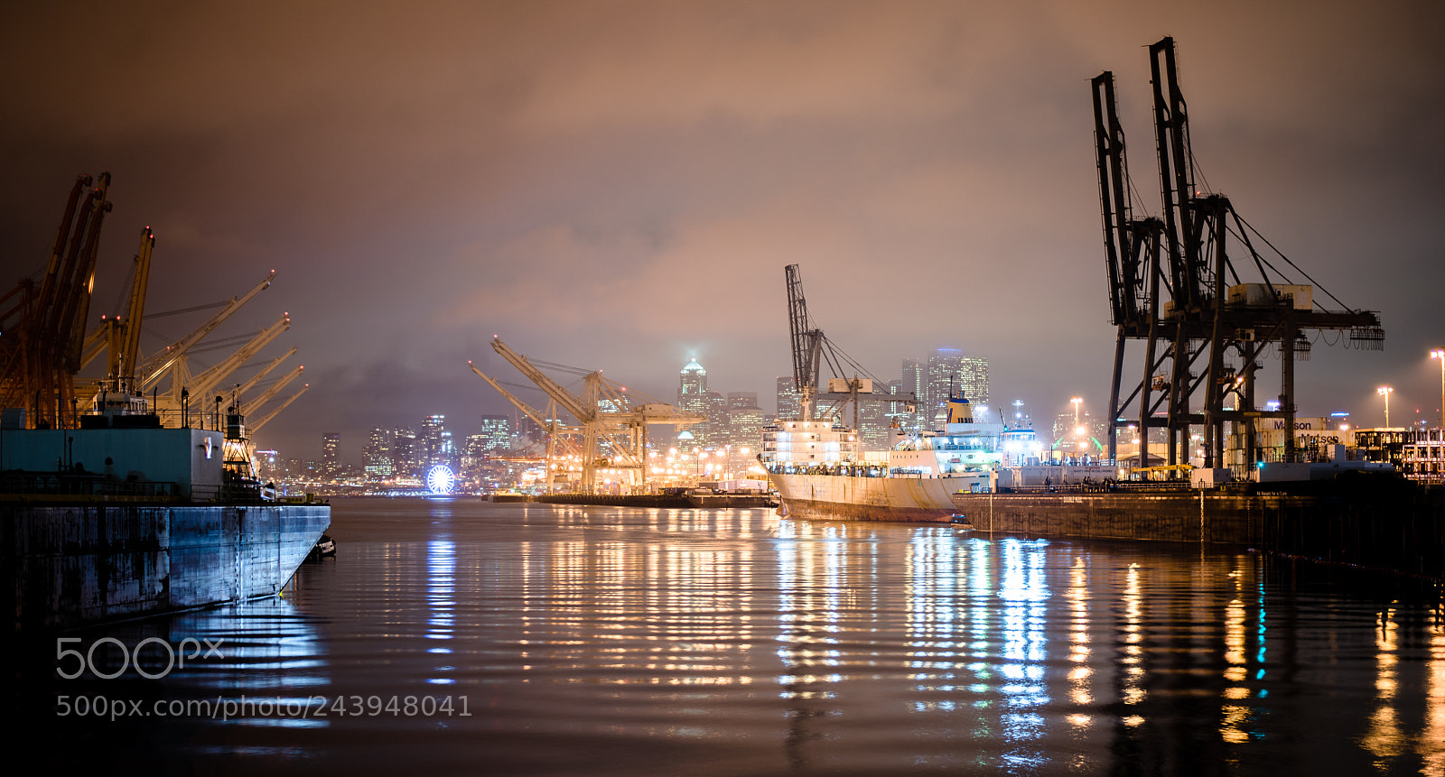 Nikon D810 sample photo. Seattle harbor in the photography