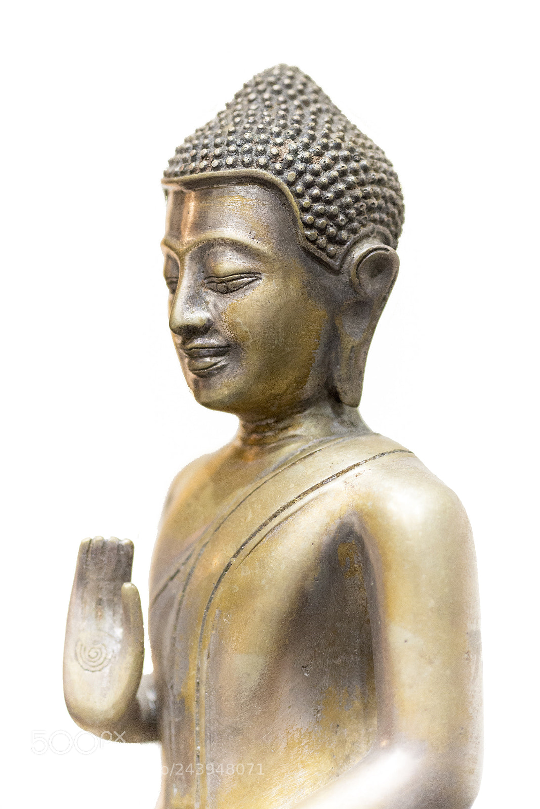 Olympus OM-D E-M10 II sample photo. Bronze buddha statue photography