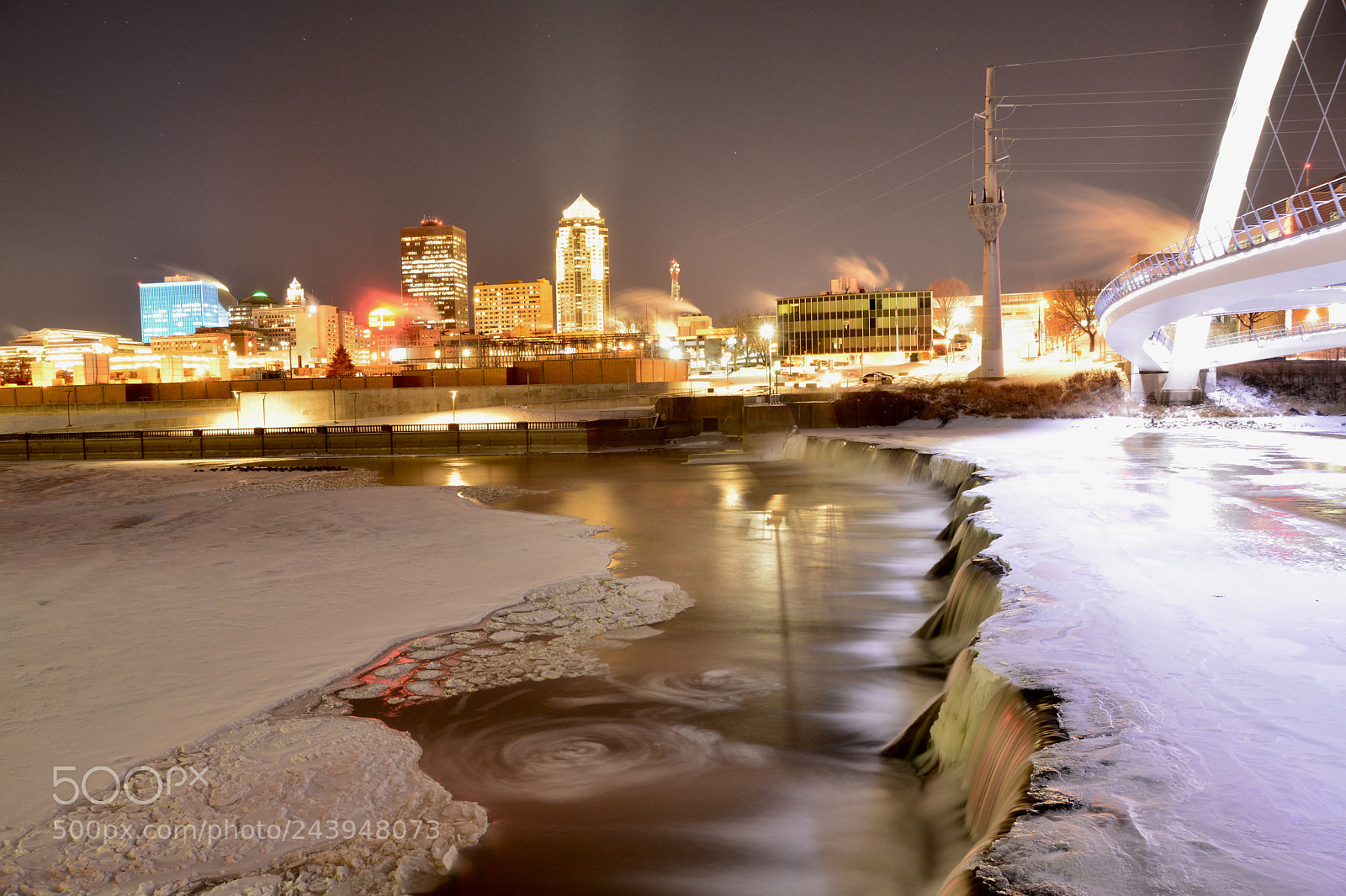 Nikon D7100 sample photo. Cold winter evening photography