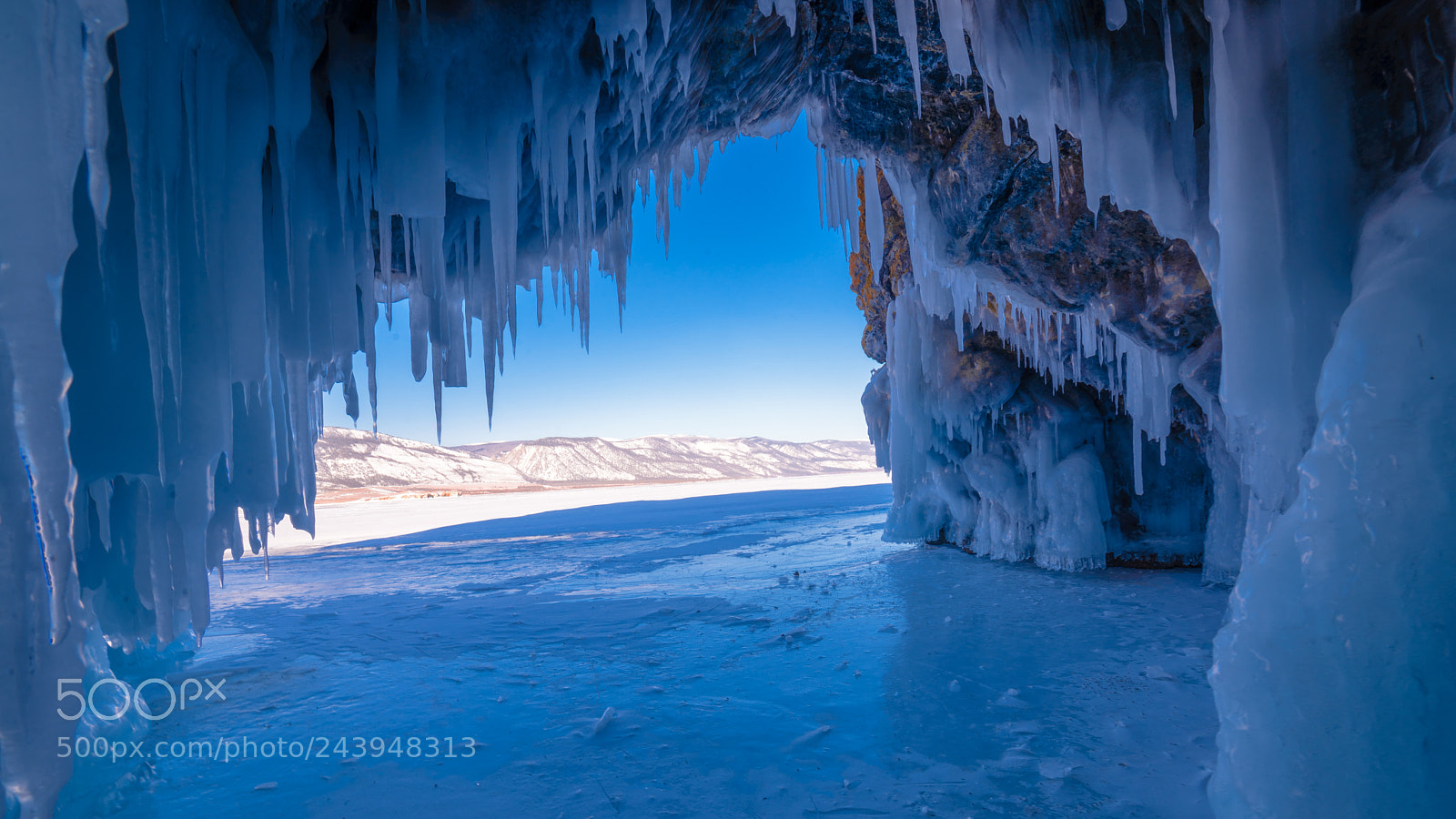 Nikon D610 sample photo. Ice grotto photography