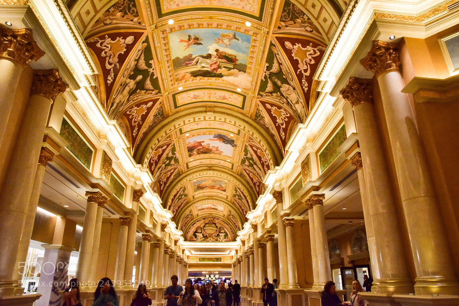 Nikon D810 sample photo. Hotel venetian lobby photography