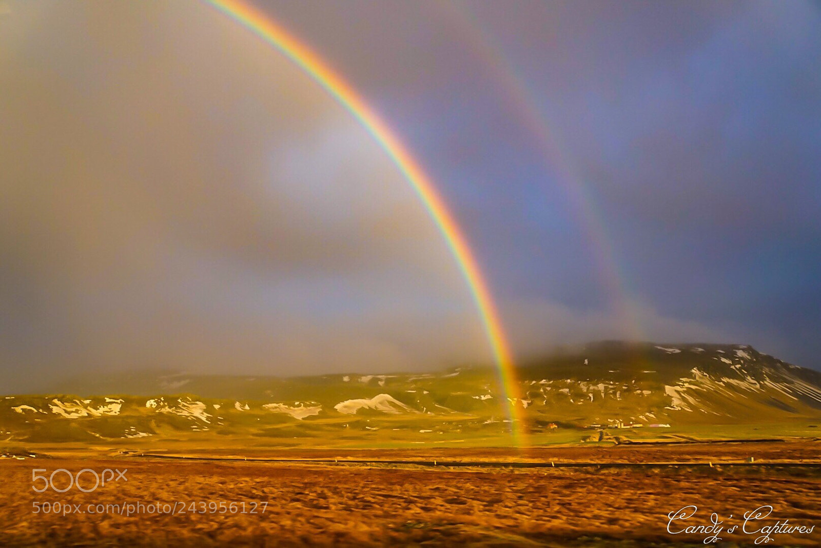 Sony a6300 sample photo. Double rainbow in iceland photography